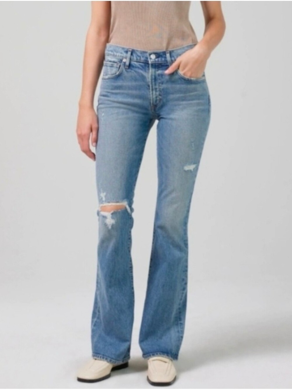 Citizens of Humanity Emannuelle Mid-Rise Slim Boot Jeans Womens 26